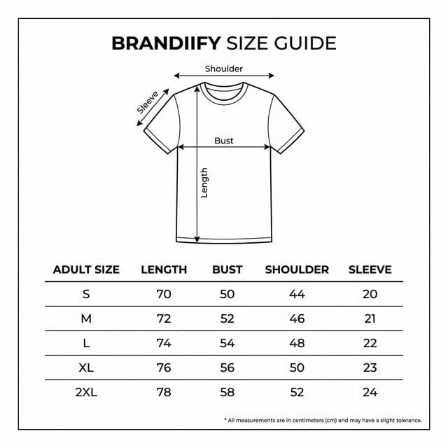 T-shirt Size Guide