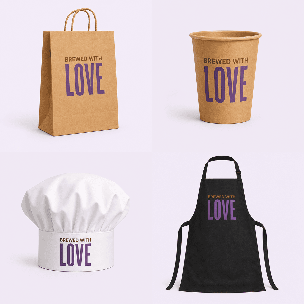 Coordinated café product collection